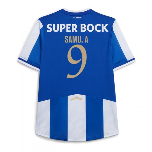 Porto Samu Omorodion #9 Replica Home Stadium Shirt 2025-26 Short Sleeve Porto Samu Omorodion #9 Replica Home Stadium Shirt 2025-26 Short Sleeve